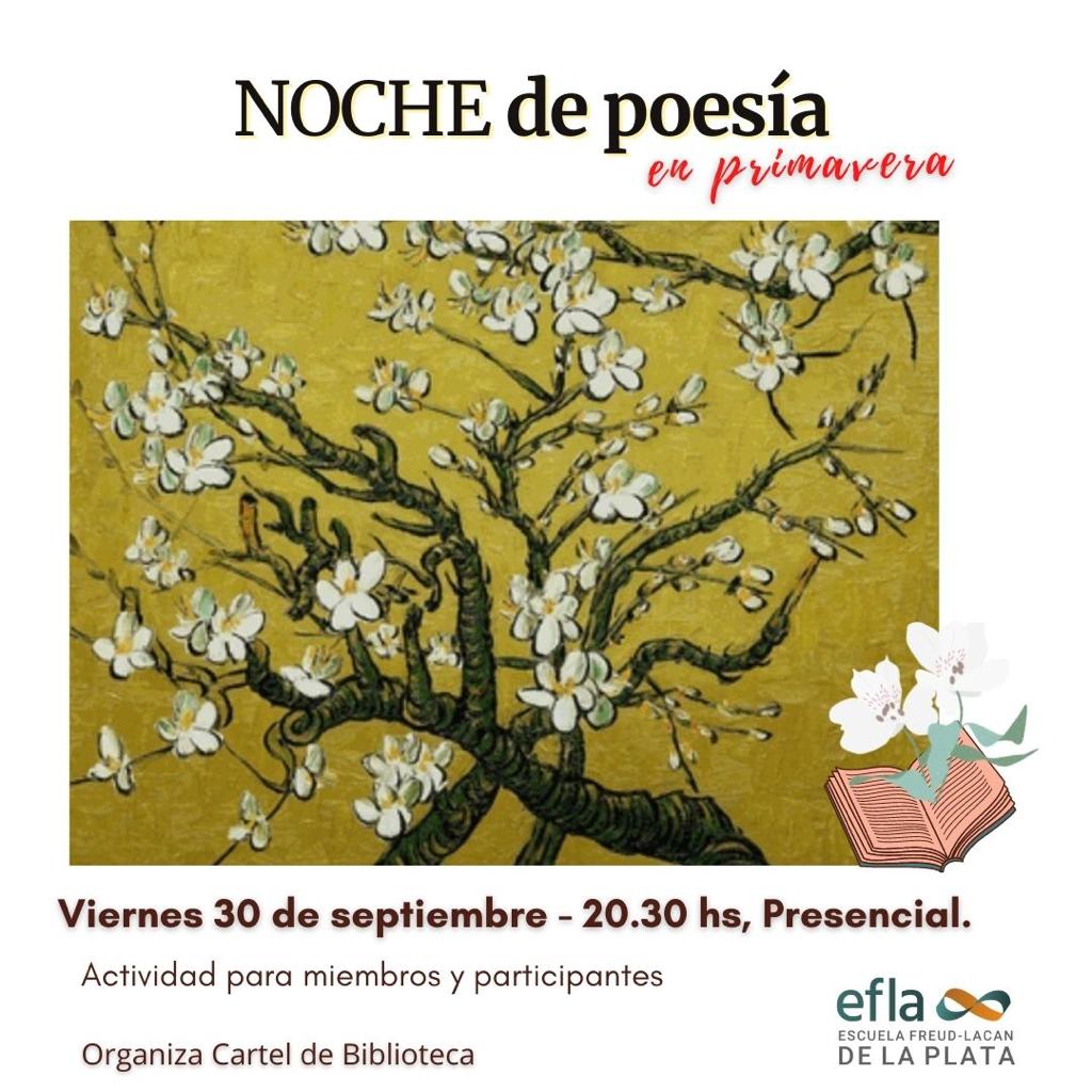 Flyer noche de poesia